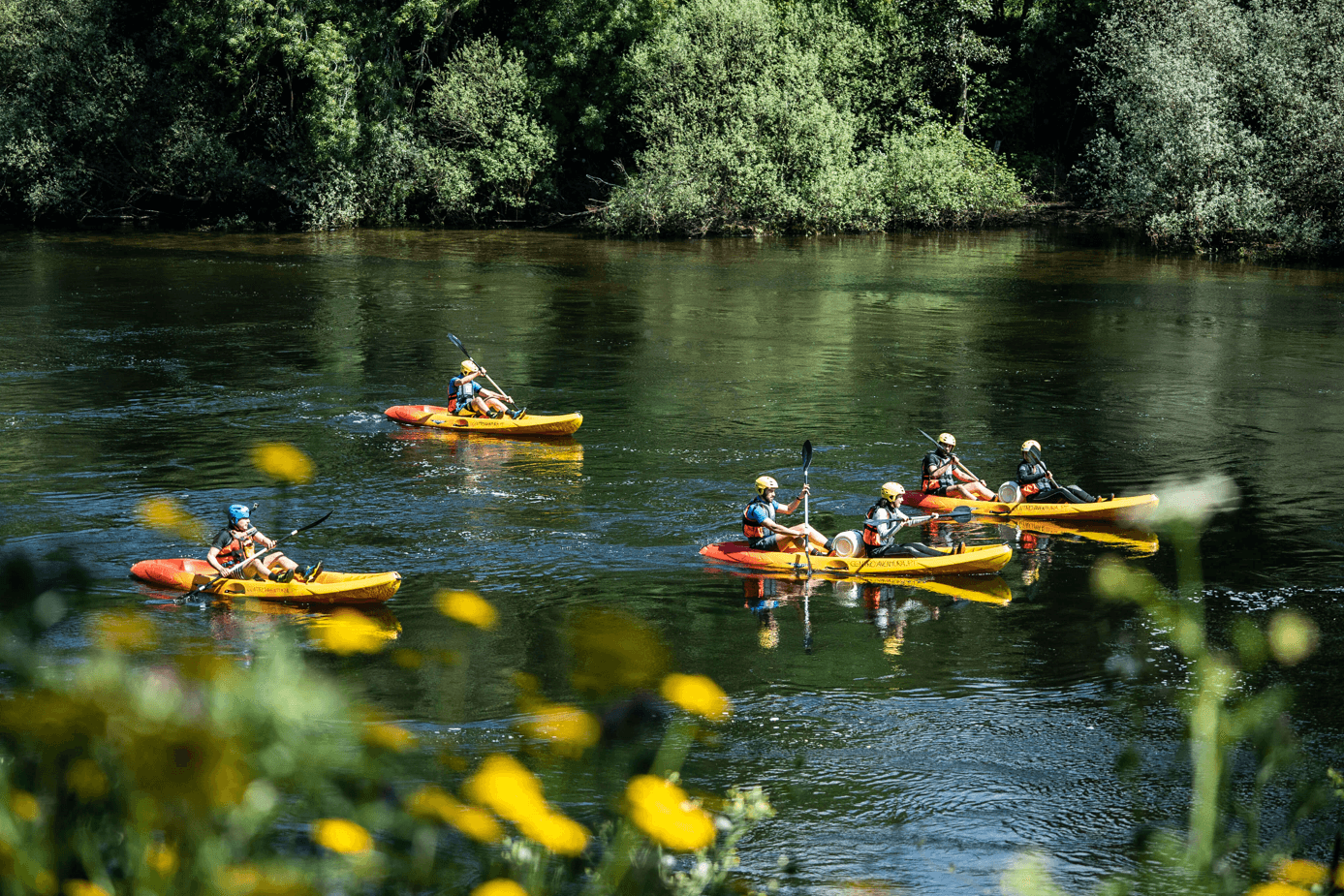 Guided Kayak Tour of the Lima and Vez River